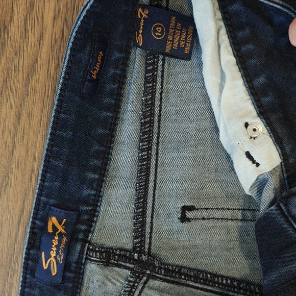 Seven7 Jeans Skinny Capri Size 14 - Picture 2 of 5